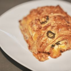 Chaupain Bakery - Jalapeño & Cheese Croissant. Spicy & cheesy.