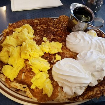 Joy's Sedro Woolley Bakery & Cafe - Coconut pancakes served with butter, whipped cream, syrup, and eggs! - Bakeries Near Me - Sedro Woolley, Washington Joy's Sedro Woolley Bakery & Cafe - Coconut pancakes served with butter, whipped cream, syrup, and eggs! - Bakeries Near Me - Sedro Woolley, Washington