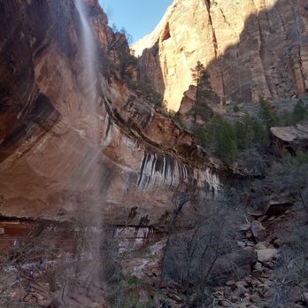 Zion National Park - Lower Emerald pools waterfall - Parks Near Me Zion National Park - Lower Emerald pools waterfall - Parks Near Me