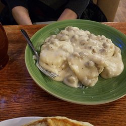 Mat's Place - 1/2 order is biscuits & gravy. Yes really, 1/2 order. Great food, great prices