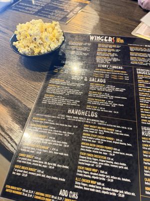 Menu photo 1 Wingers Fernley, NV Menu photo 1 Wingers Fernley, NV
