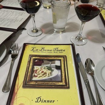 La Bona Pasta - Menu - Italian Near Me - Litchfield Park, Arizona