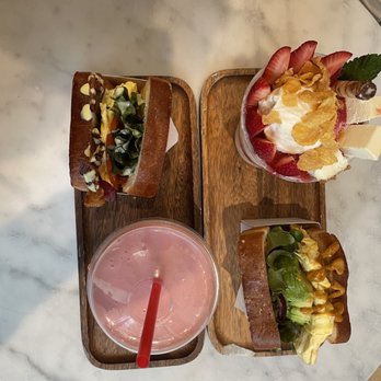 Semicolon Cafe - BELT Avocado Strawberry Banana Smoothie Strawberry Bingsoo - Coffee & Tea Near Me - Bellevue, Washington Semicolon Cafe - BELT Avocado Strawberry Banana Smoothie Strawberry Bingsoo - Coffee & Tea Near Me - Bellevue, Washington