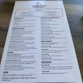 Captain Pete's Boathouse - Menu - Seafood Near Me - Point Venture, Texas Captain Pete's Boathouse - Menu - Seafood Near Me - Point Venture, Texas