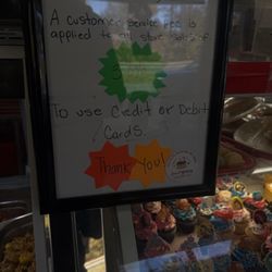 Sweet Bakery - Debit card fee???