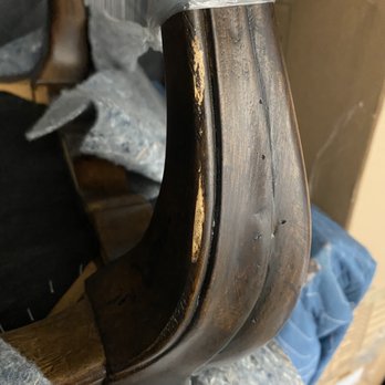 Best Priced Moving - Damaged chair leg - Movers Near Me - Laguna Niguel, California Best Priced Moving - Damaged chair leg - Movers Near Me - Laguna Niguel, California