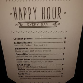 Art Marble 21 - Happy Hour Menu - Cocktail Bars Near Me - Seattle, Washington