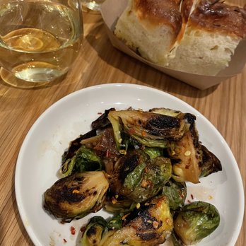 Forma Pasta Factory - Brussel sprouts and foccaia bread - Italian Near Me - Brooklyn, New York Forma Pasta Factory - Brussel sprouts and foccaia bread - Italian Near Me - Brooklyn, New York