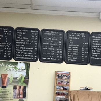 CK Nails - Price list 6-2-17 - Nail Salons Near Me - Concord, California