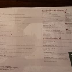 Copper Turret - Menu