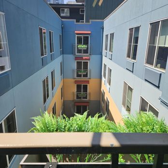 Belltown Inn - View from 5th floor into the courtyard - Hotels Near Me - Seattle, Washington