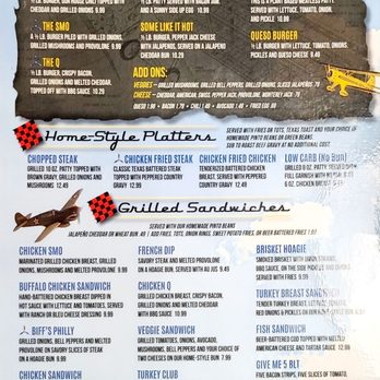 Biff Buzby's Burgers - Menu - Burgers Near Me - Live Oak, Texas Biff Buzby's Burgers - Menu - Burgers Near Me - Live Oak, Texas