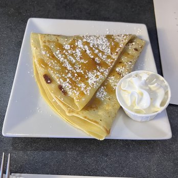 The Crepe Escape Redding - Cookie Monster crepe (cookie butter, cinnamon, and caramel) - Creperies Near Me - Redding, California