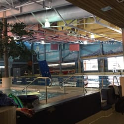 Revelstoke Aquatic Centre - Adult pool and the water slide.