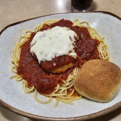 Iron Skillet - Thanksgiving chicken parmesan supper