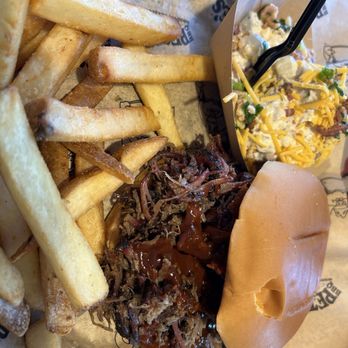 BBQ Pete's - Potato salad and fries were great sandwich not so much - Barbeque Near Me - Lakewood, Washington BBQ Pete's - Potato salad and fries were great sandwich not so much - Barbeque Near Me - Lakewood, Washington