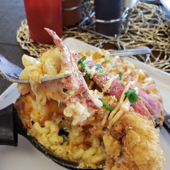 KitchenCray Cafe - Lobster chunks in the lobster mac - Breakfast & Brunch Near Me - Lanham, Maryland KitchenCray Cafe - Lobster chunks in the lobster mac - Breakfast & Brunch Near Me - Lanham, Maryland