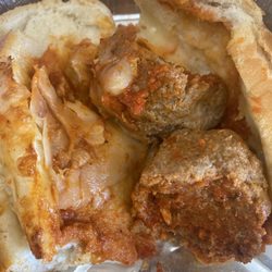 Isabella's Pizza - Just wanted the meat so I deconstructed it. So much for meat huh and the sauce barely there and bland