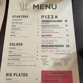 Pizza Antica - Menu - Pizza Near Me - Lafayette, California Pizza Antica - Menu - Pizza Near Me - Lafayette, California