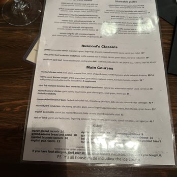 Rusconi's American Kitchen - Menu - American Near Me - Phoenix, Arizona Rusconi's American Kitchen - Menu - American Near Me - Phoenix, Arizona