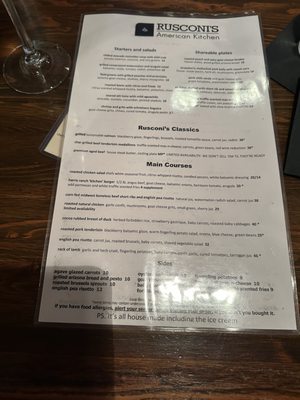 Menu photo 1 Rusconi's American Kitchen Phoenix, AZ Menu photo 1 Rusconi's American Kitchen Phoenix, AZ