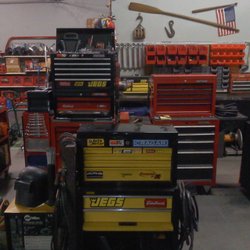 The Boat Shop - J takes pride in his clean shop