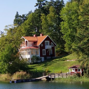 Vaxholm - View From Boat Tour - Landmarks & Historical Buildings Near Me