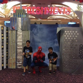 Regal Dole Cannery - Nephews photo op with Spider-Man! - Cinema Near Me - Honolulu, Hawaii