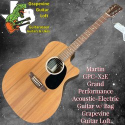 Guitarasaur Guitars & Ukuleles - Martin acoustic electric guitar