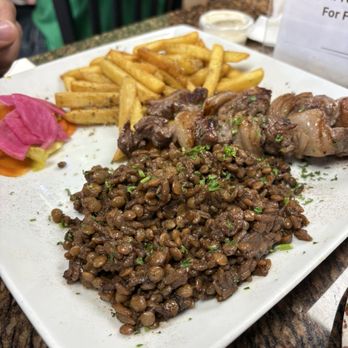 Aladdin Market & Grill - Lentils, steak kebabs - Mediterranean Near Me - Miami, Florida Aladdin Market & Grill - Lentils, steak kebabs - Mediterranean Near Me - Miami, Florida