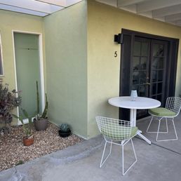 Patio area of individual room Patio area of individual room