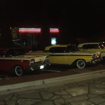 Troy's 105 Diner - 1959 Ford Galaxies parked beside the 50's style diner. - Diners Near Me - Boone, North Carolina Troy's 105 Diner - 1959 Ford Galaxies parked beside the 50's style diner. - Diners Near Me - Boone, North Carolina