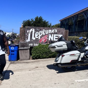 Neptune's Net - Sign outside - Seafood Near Me - Malibu, California Neptune's Net - Sign outside - Seafood Near Me - Malibu, California