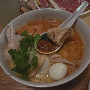 Satay Brothers - Laksa Soup with Chicken - Singaporean Near Me - Montreal, Quebec Satay Brothers - Laksa Soup with Chicken - Singaporean Near Me - Montreal, Quebec