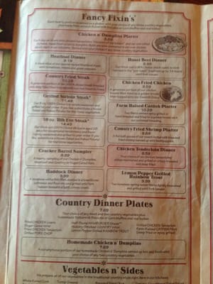Menu photo 4 Cracker Barrel Old Country Store Terre Haute, IN Menu photo 4 Cracker Barrel Old Country Store Terre Haute, IN