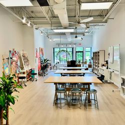 Purple Brush Art - Our beautiful studio!