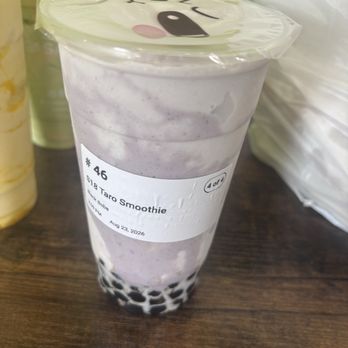 Sweet Saigon - Taro smoothie with boba (extra 75 cents) - Juice Bars & Smoothies Near Me - Grand Prairie, Texas