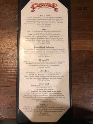 Menu photo 6 La Cumbre Brewing Company Albuquerque, NM