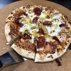 Pizza Hut - Pepperoni with banana peppers