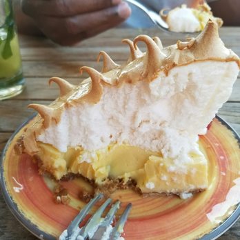 Sundowners - Really good key lime pie. My husband doesn't like key lime pies and he enjoyed one at Sundowners - Seafood Near Me - Key Largo, Florida