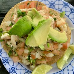 Tacos La abuela - Tostada de ceviche