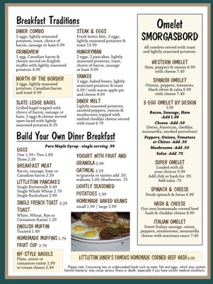 Menu photo 7 Littleton Diner Littleton, NH