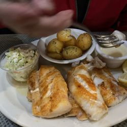 Wolff's River Inn - Broiled haddock