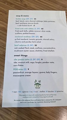 Menu photo 4 Kilig Seattle, WA