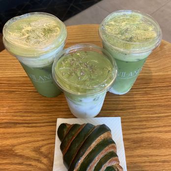 Viland Coffee - matcha einspanner, young coconut blended matcha, young coconut avocado, avocado croissant | IG: @socalsnomnoms - Coffee & Tea Near Me - Westminster, California Viland Coffee - matcha einspanner, young coconut blended matcha, young coconut avocado, avocado croissant | IG: @socalsnomnoms - Coffee & Tea Near Me - Westminster, California
