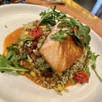 Cafe Americano at Caesars Palace - Salmon - Breakfast & Brunch Near Me - Las Vegas, Nevada Cafe Americano at Caesars Palace - Salmon - Breakfast & Brunch Near Me - Las Vegas, Nevada