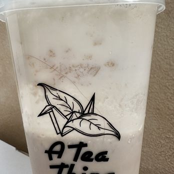 A Tea Thing - Oat Cream Fresh Milk Tea with Hair! - Coffee & Tea Near Me - Thousand Oaks, California