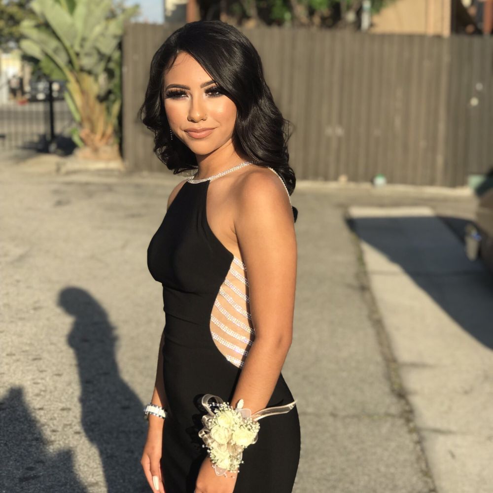 strapless open back dress Royal Blue Prom Dress 2024 V Neck Sequin with Sleeves  AnnaCustomDress
