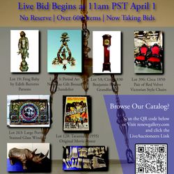 RENEW Period Lighting & Decorative Arts - No Reserve Antique Online Auction on April 1 I Now Taking Bids
