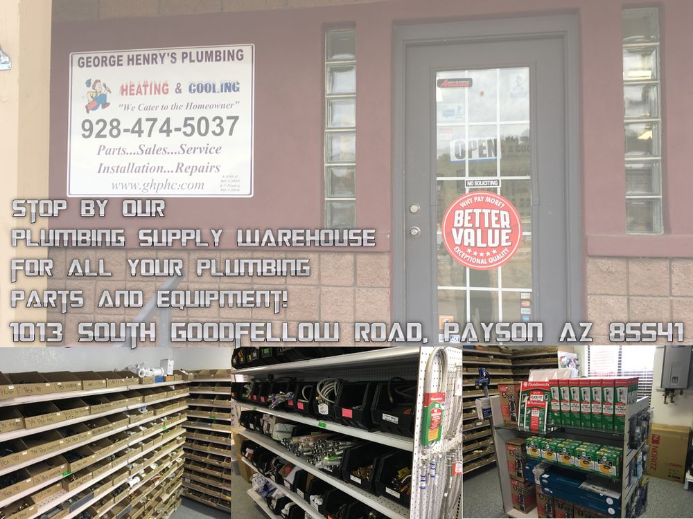Slide of George Henry's Plumbing, Heating, & Cooling